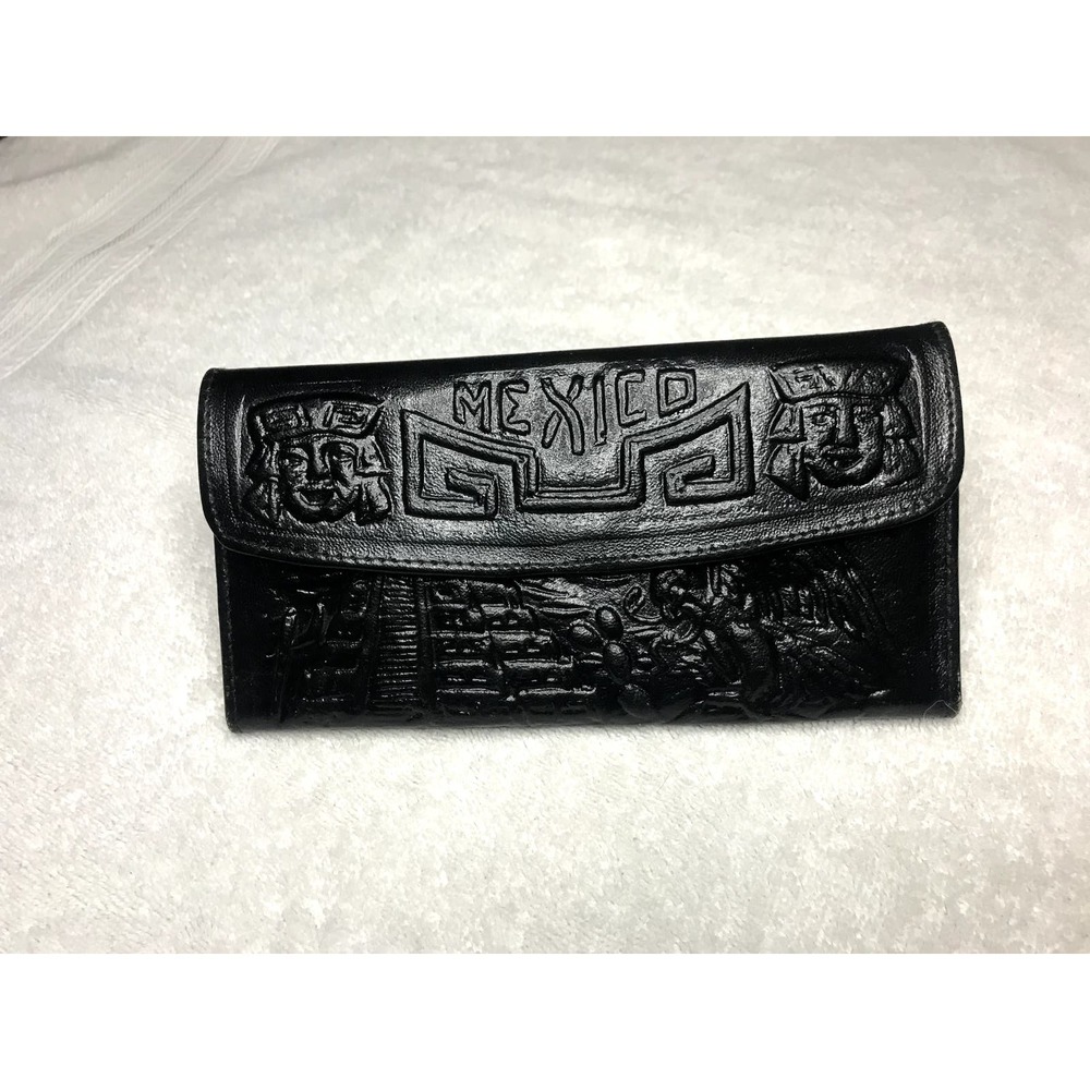 Black Leather Clutch